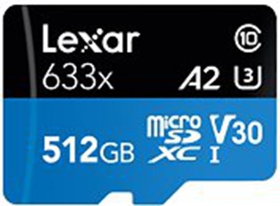 雷克沙发布最大A2 microSD卡： 512GB容量，传输速度100MB/s
